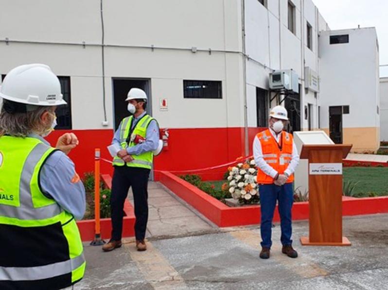 APM Terminals Callao en Per entrega instalaciones para la